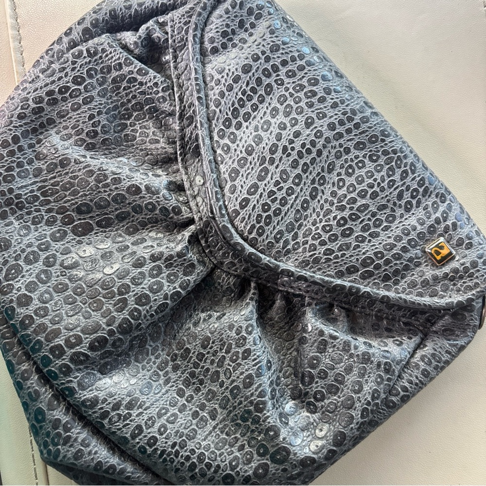 1980s Vintage Gray Textured NAS Bag